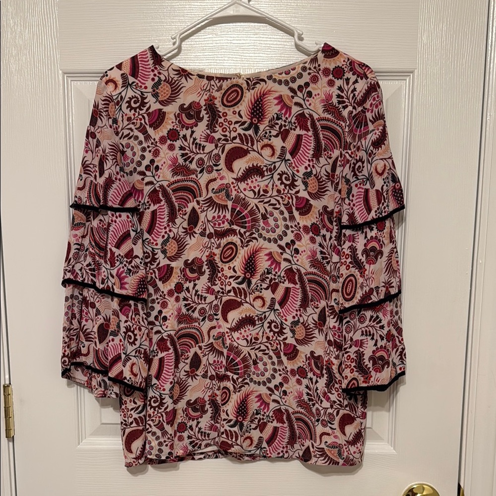 Floral Patterned Women's Top